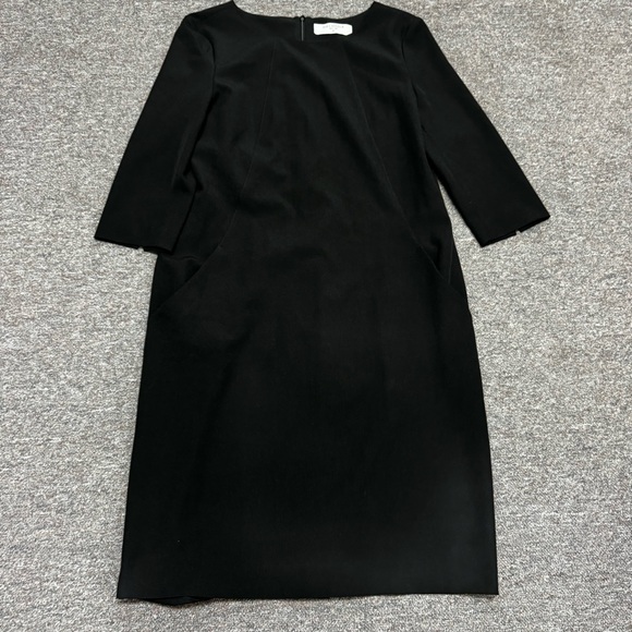 MM Lafleur Black Short Sleeve Dress Size 12 - Picture 1 of 6